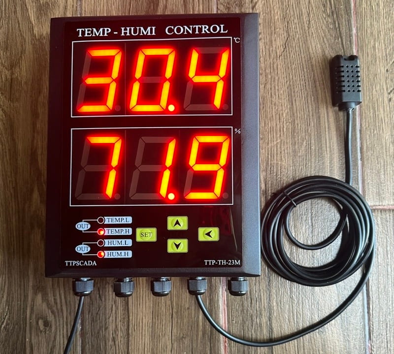 thiết bị cảnh báo độ ẩm thấp
